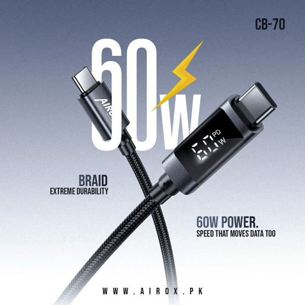 CB70 60W TypeC to TypeC Display Cable