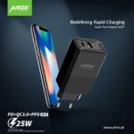 AD21 25 watt Super Fast Charging Adapter with PD And Usb Port