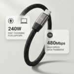 The Viral 240W Type C to C Cable with 360 Degree Aluminum Stand - Image 7