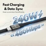 The Viral 240W Type C to C Cable with 360 Degree Aluminum Stand - Image 6