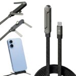 The Viral 240W Type C to C Cable with 360 Degree Aluminum Stand - Image 5