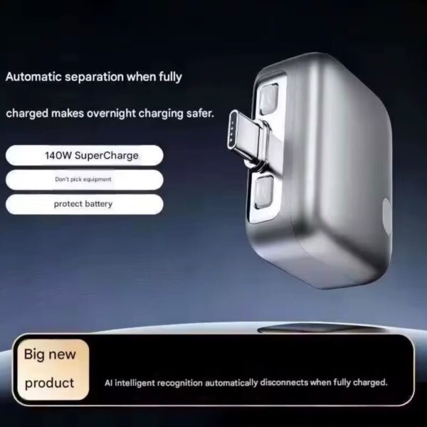 140w Smart Auto Disconnect Type-c Adapter Full Charge Power-off Overcharge Prevention Battery protection for All